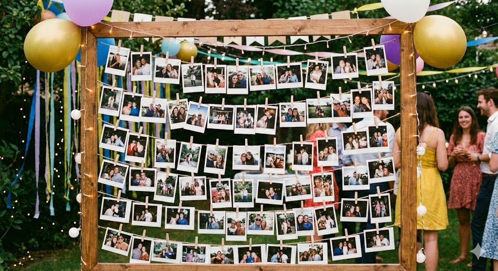 Fotovägg födelsedag